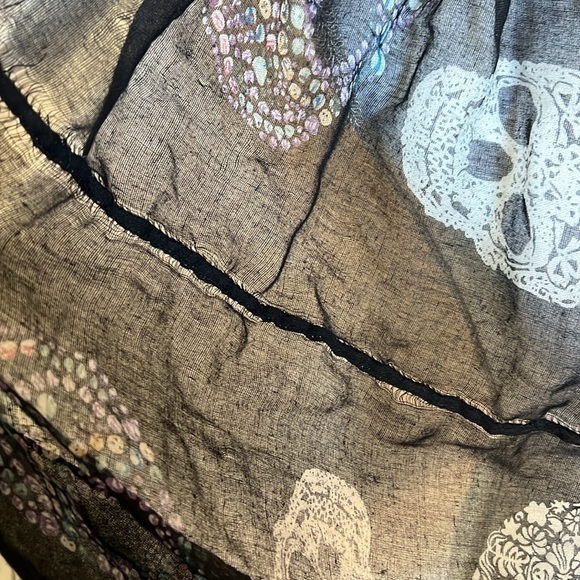 Sugar skull infinity scarf - Picture 4 of 4
